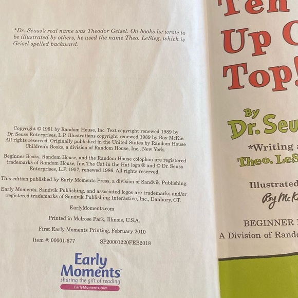 I Can Read It All By Myself Beginner Books - Lot of 2 books Dr. Seuss - Picture 2 of 4